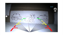 CAM-2J камера заднего вида универсальная (куб)