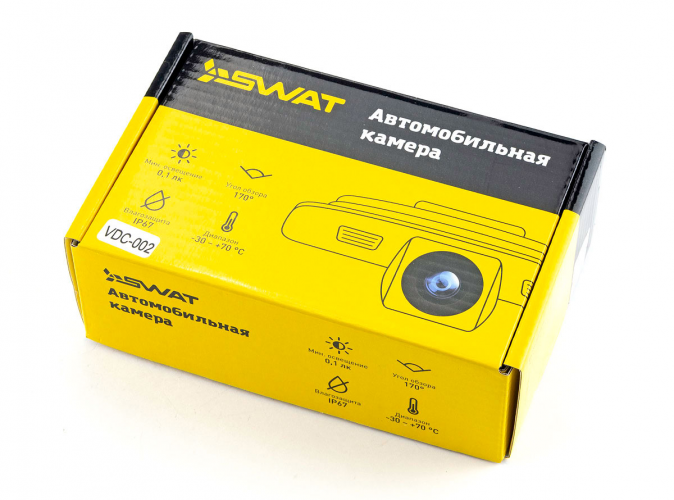 Универсальная камера заднего вида SWAT VDC-002