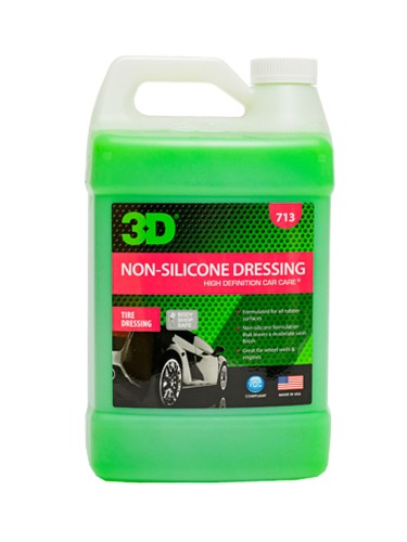 3D Non-Silicone Dressing - средство на водной основе для ухода за пластмассой и резиной 3,78л