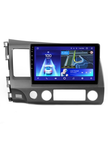 Штатная магнитола Teyes X1 Wi-Fi + 4G Honda Civic 8 FK FN FD 2005-2012 10.2" (2+32Gb)