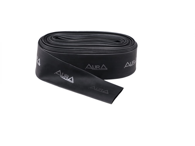 Термоусадочная трубка Aura HSB-2512 чёрная (1 метр)