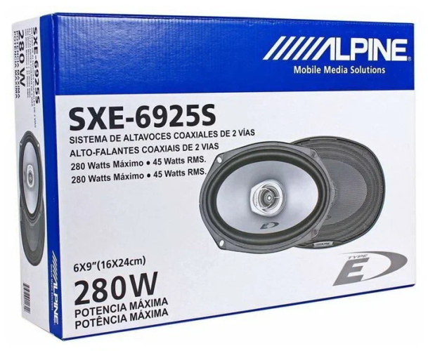 Alpine SXE-6925S 2-х полосная коаксиальная акустика 6*9" (пара)