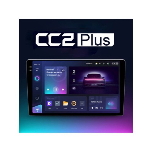 Штатная магнитола Teyes CC2 Plus Renault Clio 4 BH98 KH98 2016-2019 10.2"