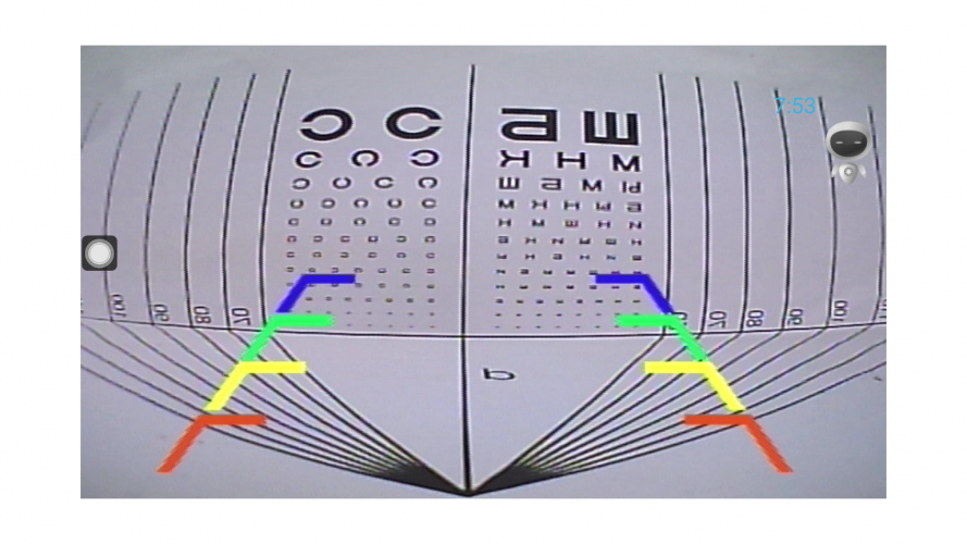 CAM-5HBL камера заднего вида универсальная для крепления на гор. поверхность