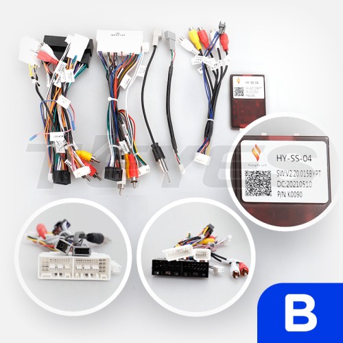 Установочный комплект Teyes для Hyundai Tucson 3 (Left hand drive) 2015-2018 9" (Вариант В) авто со штатным монитором